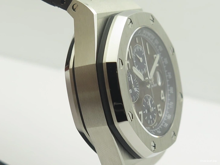 0316 Popular De Ville MK 1:1 Best Edition RG White Dial On Black Leather Asian Seagull T1701 (Sec@6) 8237